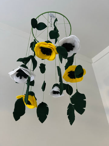Flower Mobile - Yellow and White