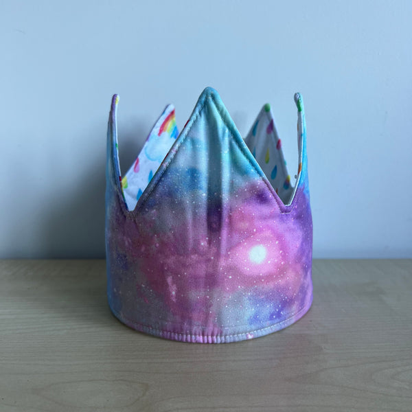 Crown - Rainbow Clouds with Milky Way