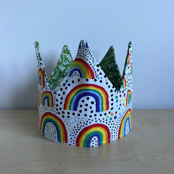 Crown - Rainbows and Green Leaves