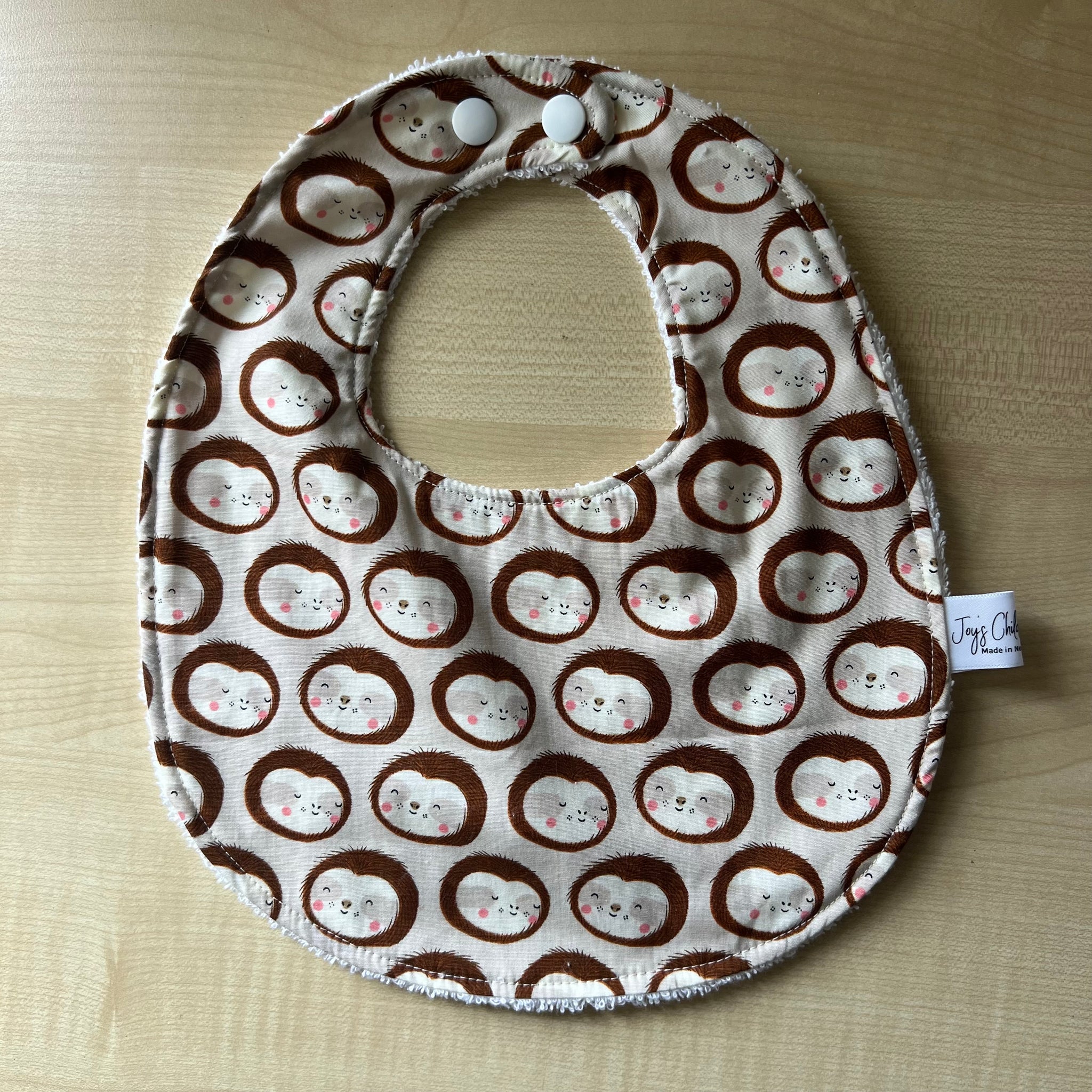 Bib - Sloth Faces