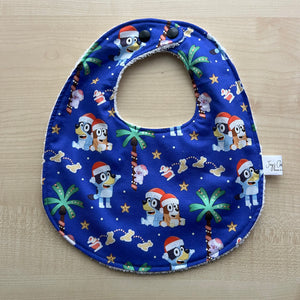 Bib - Bluey in Christmas Hats