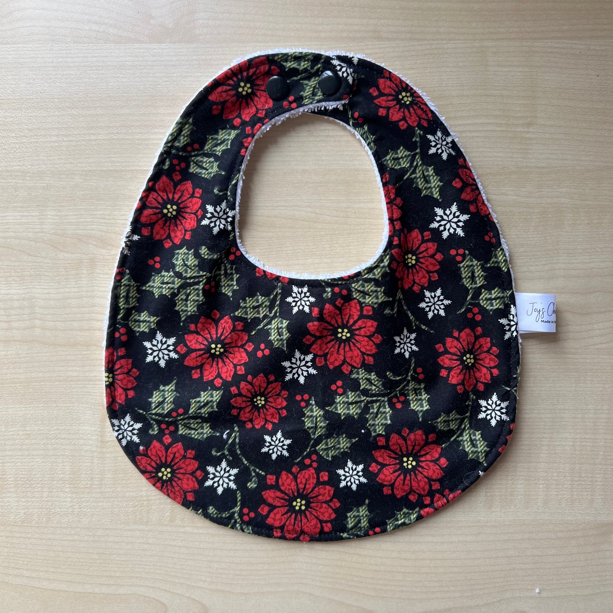 Bib - Christmas Flowers