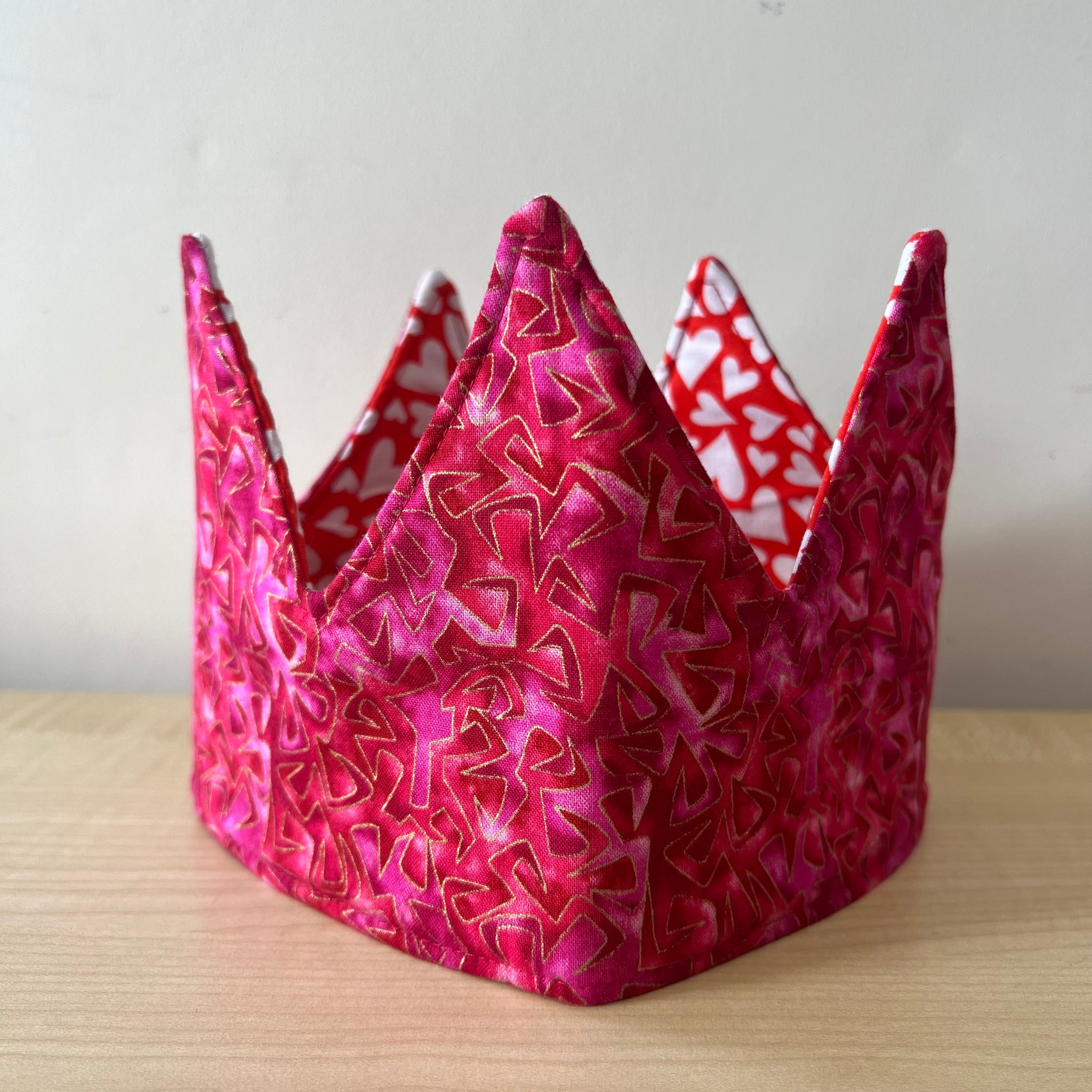 Crown - Pink and Hearts