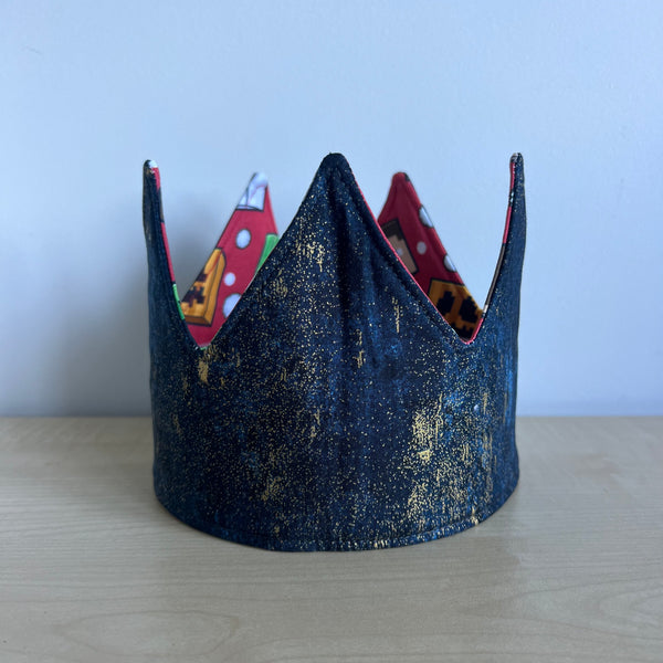 Crown - Minecraft with Blue and Gold