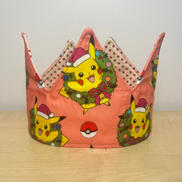 Crown - Pikachu Christmas with Red Dots