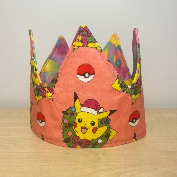 Crown - Pikachu Christmas with Colour