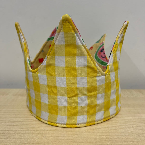 Crown - Cocomelon and Yellow Gingham