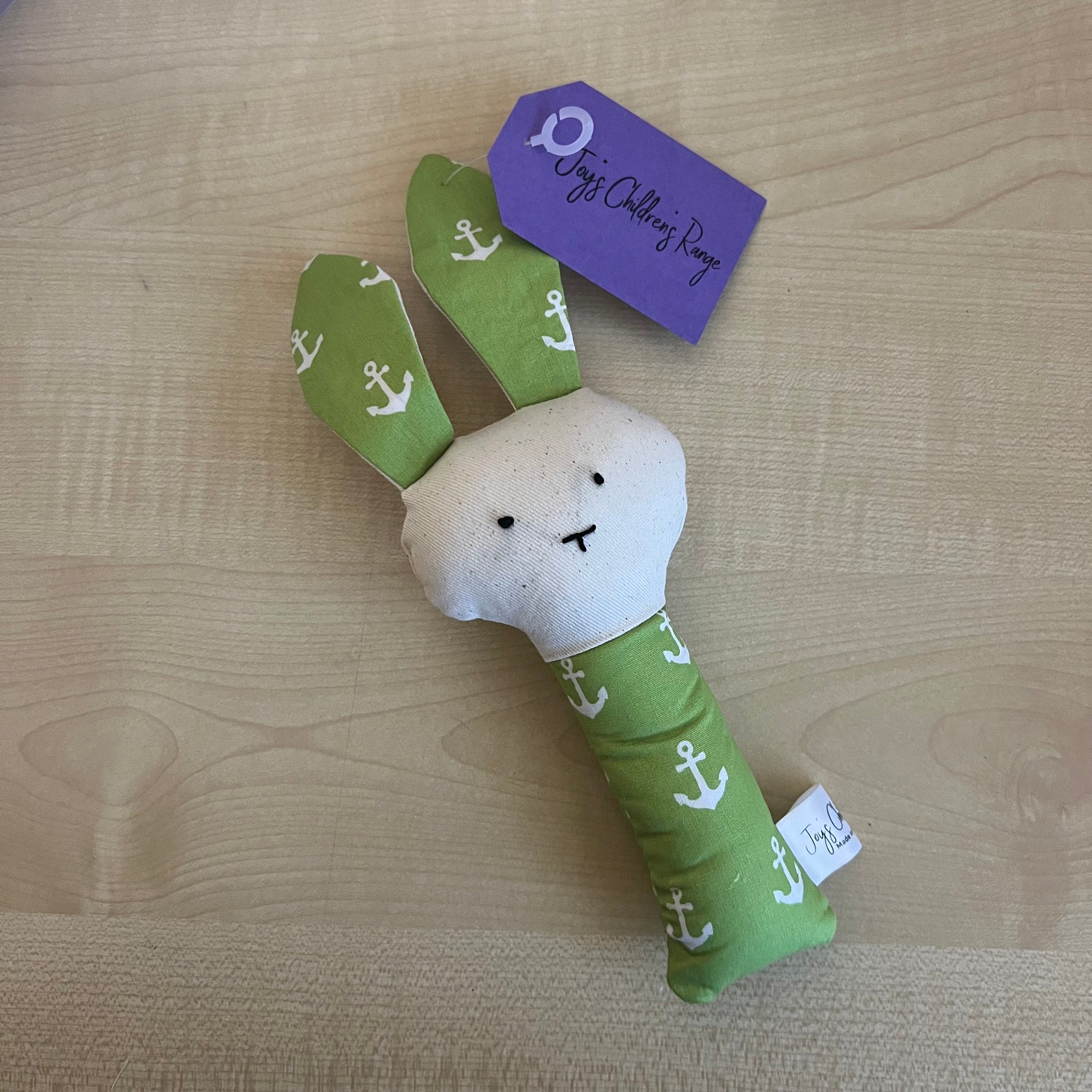 Bunny Rattle - Anchors Green