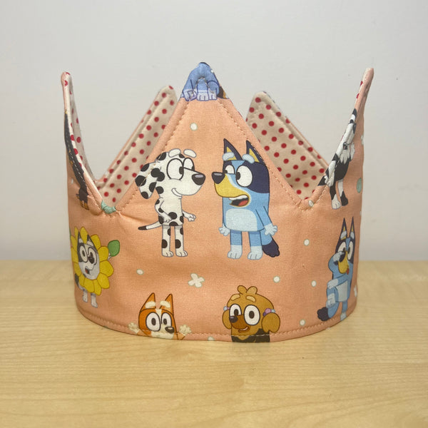 Crown - Bluey and Friends with Red Dots