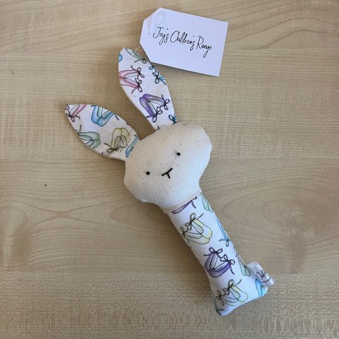Bunny Rattle - Ballet Slippers