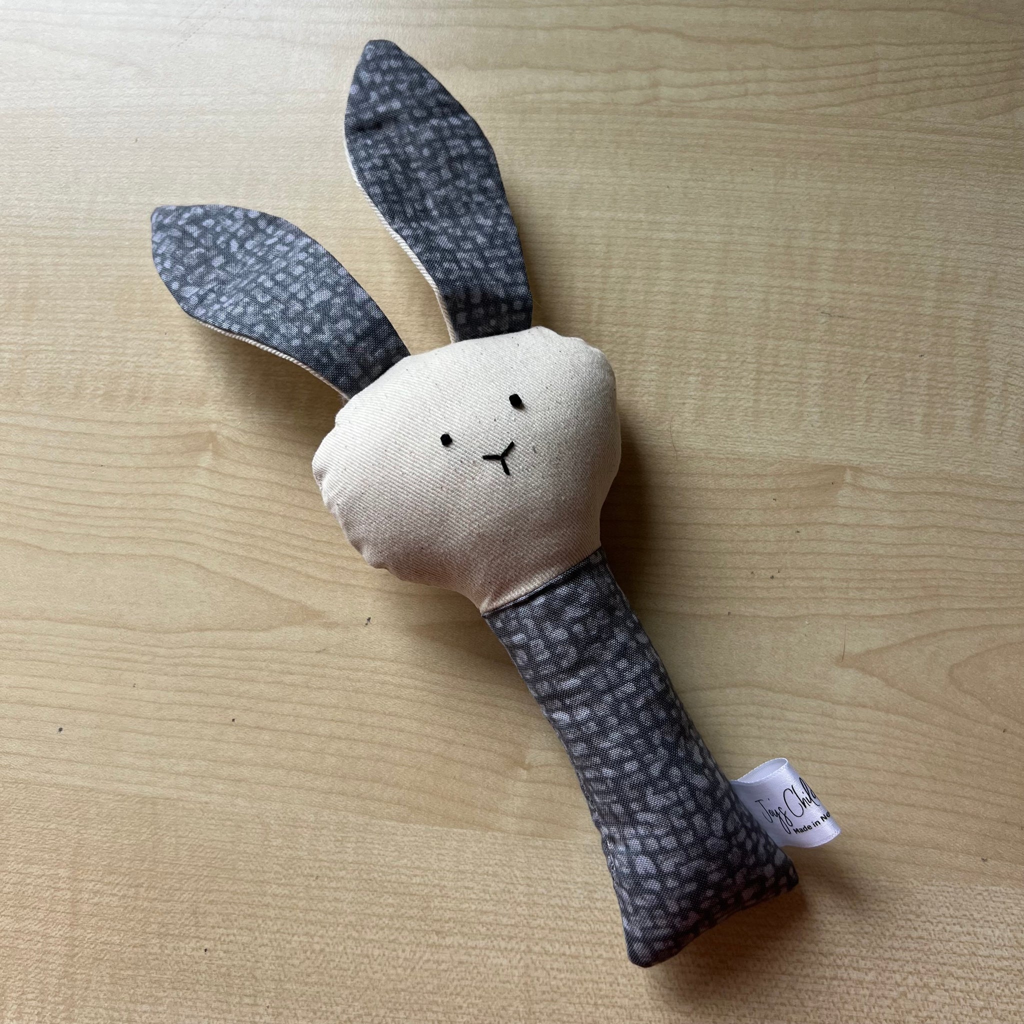 Bunny Rattle - Grey