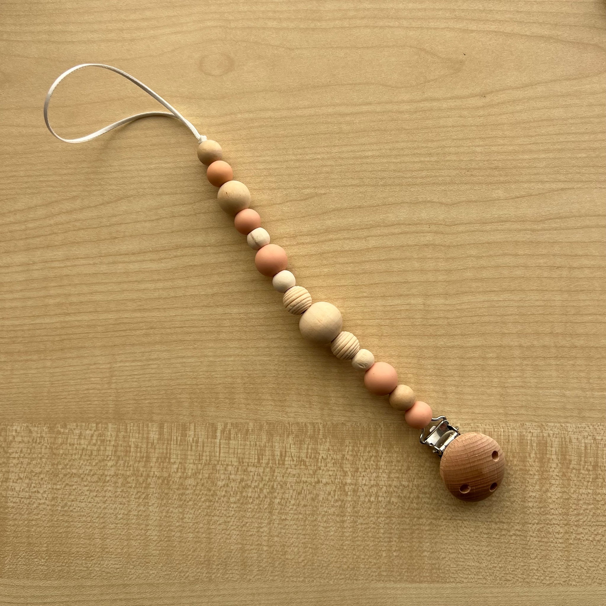 Bead Dummy Clip - Peach Round
