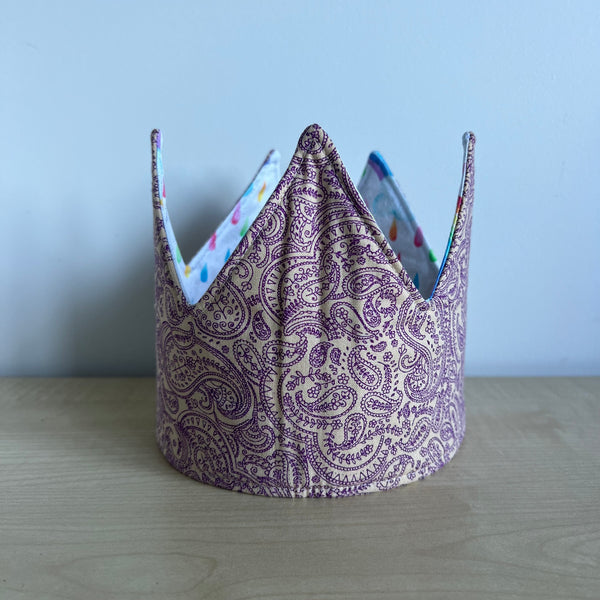 Crown - Rainbow with Purple
