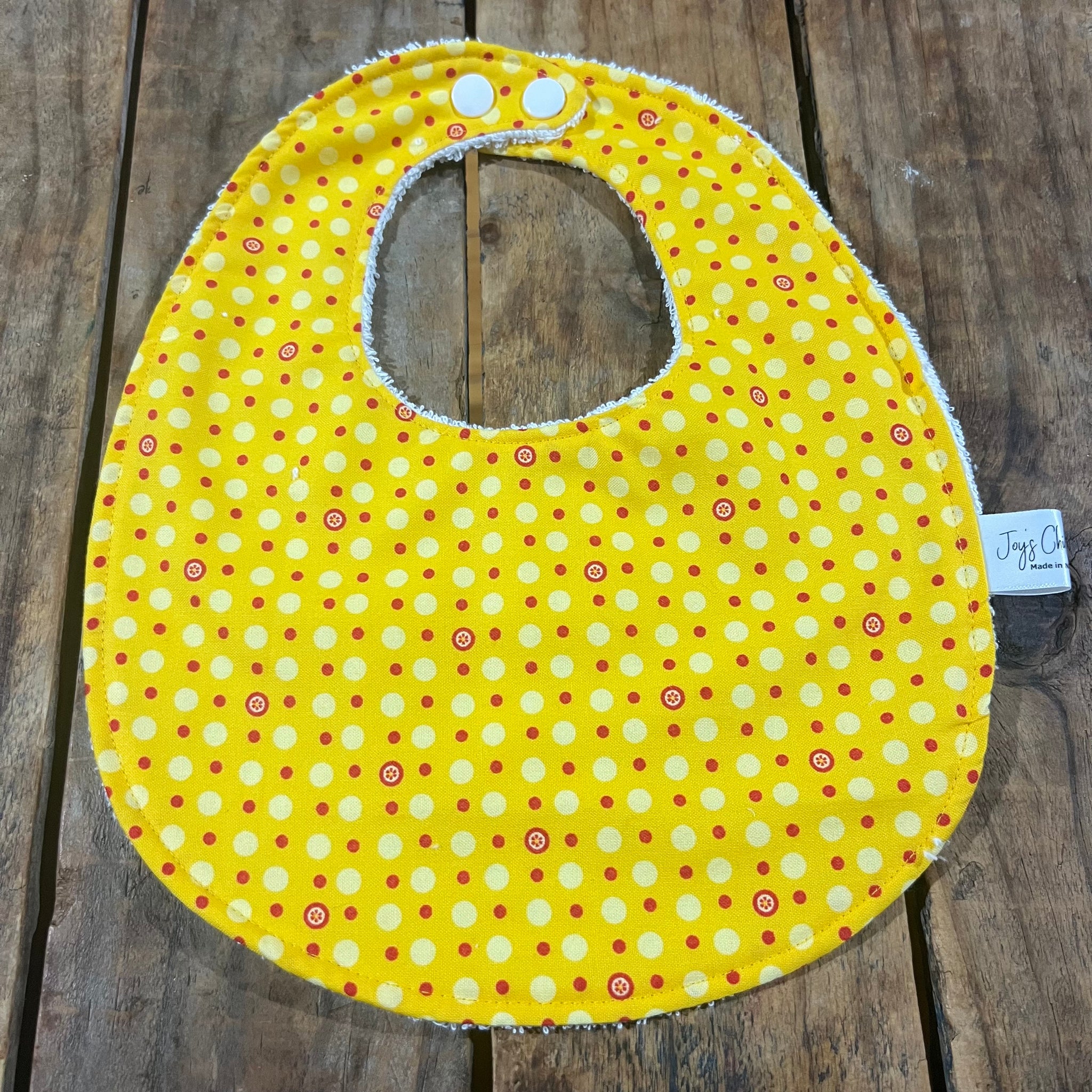 Bib - Yellow with Spots