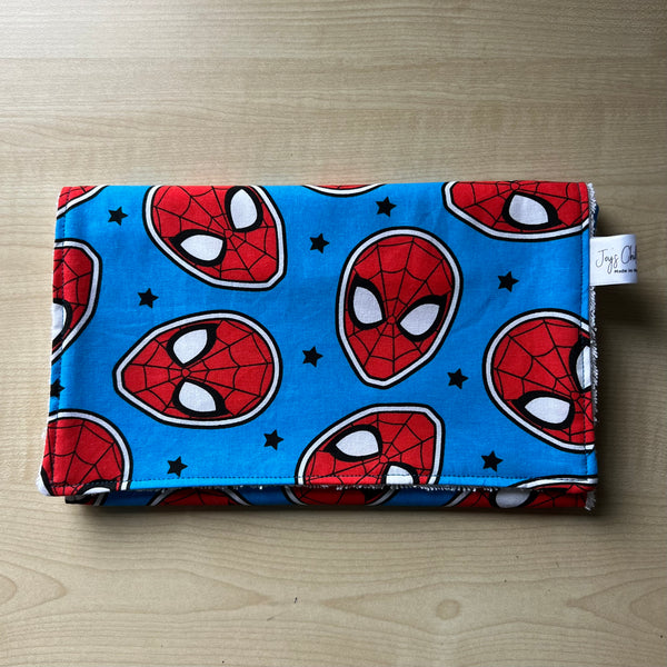 Burp Cloth - Spider-Man Faces