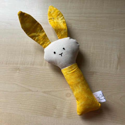 Bunny Rattle - Yellow