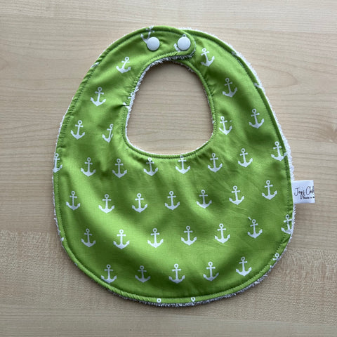 Bib - Anchors Green