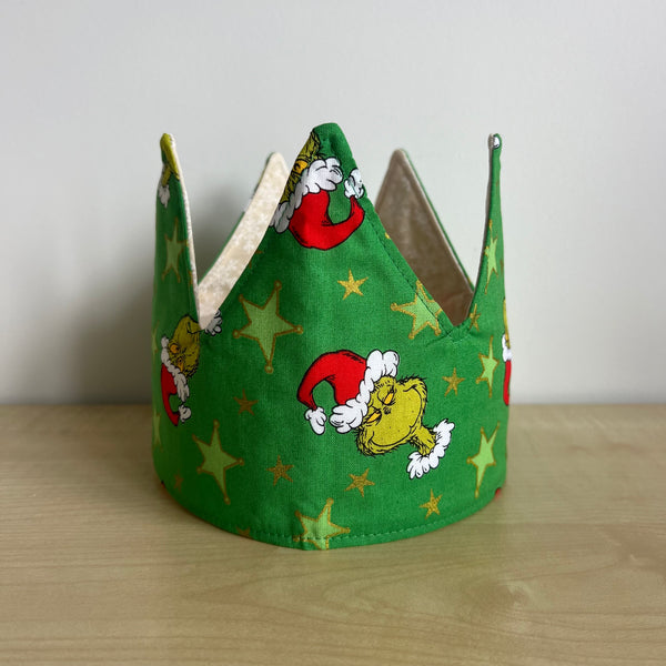 Crown - Grinch with Snowflakes
