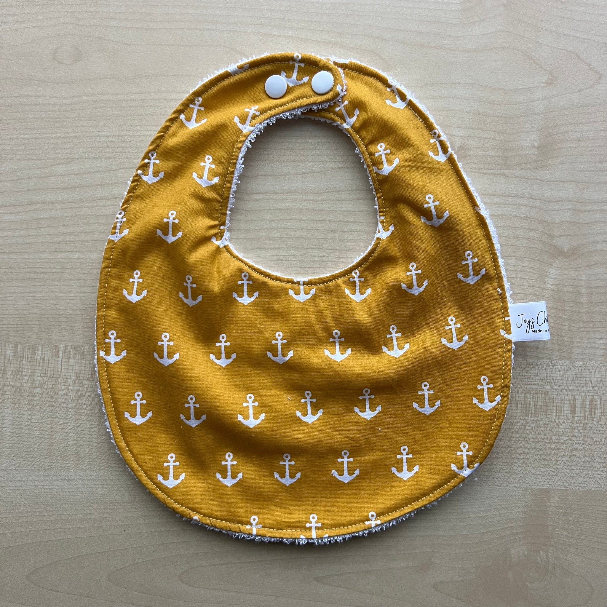 Bib - Anchor Mustard