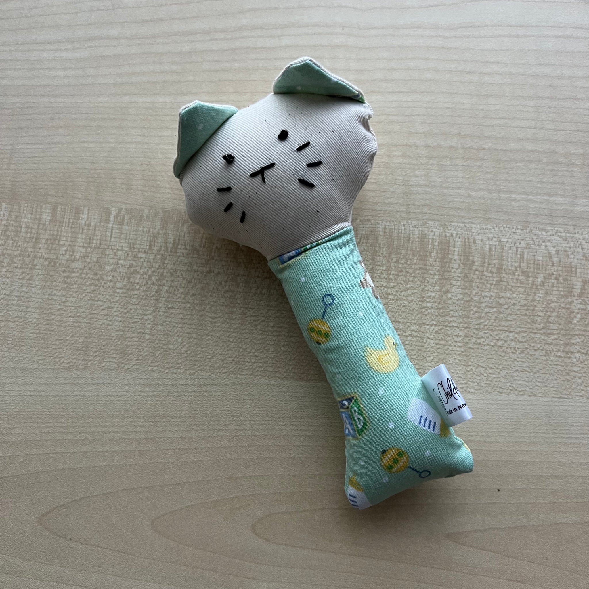 Cat Rattle - Baby Green