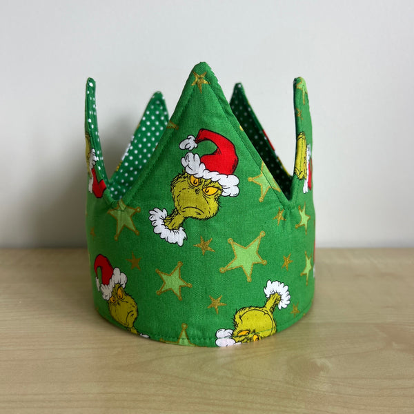 Crown - Grinch with Green and Dotts