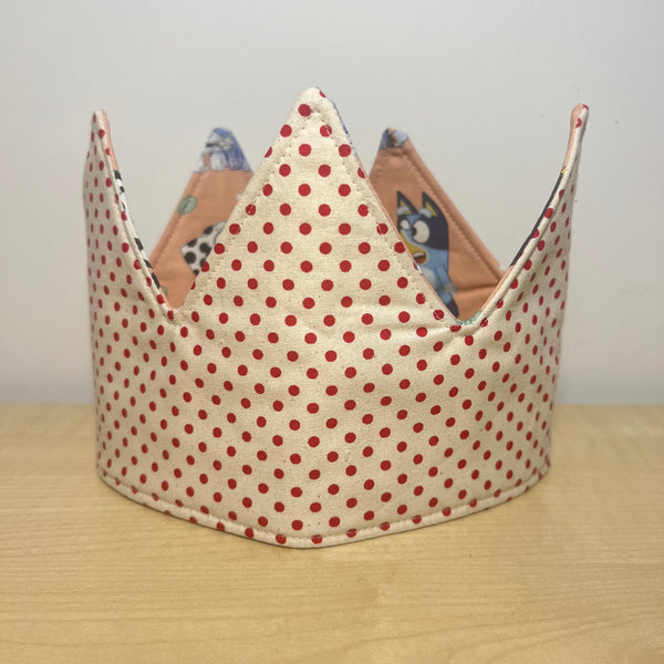 Crown - Bluey and Friends with Red Dots
