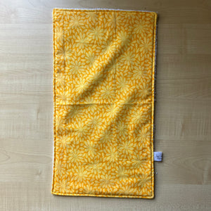 Burp Cloth - Yellow Flowers