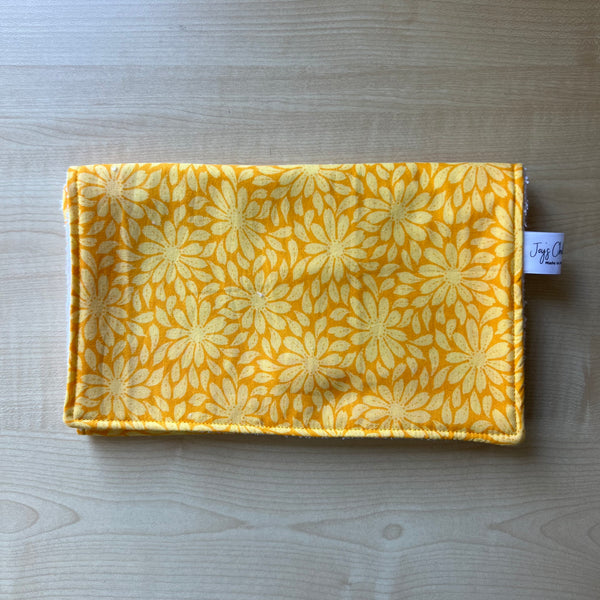 Burp Cloth - Yellow Flowers