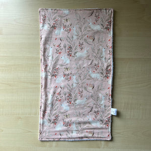 Burp Cloth - Pink Bunnies