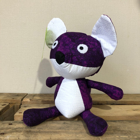 Fox - Purple White Dots