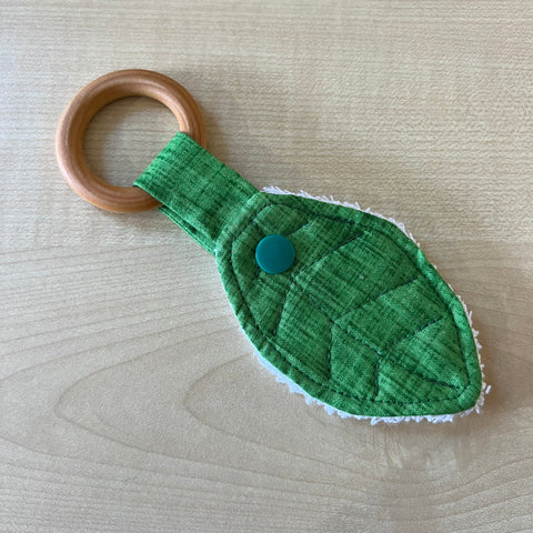 Teething Ring - Leaf Green