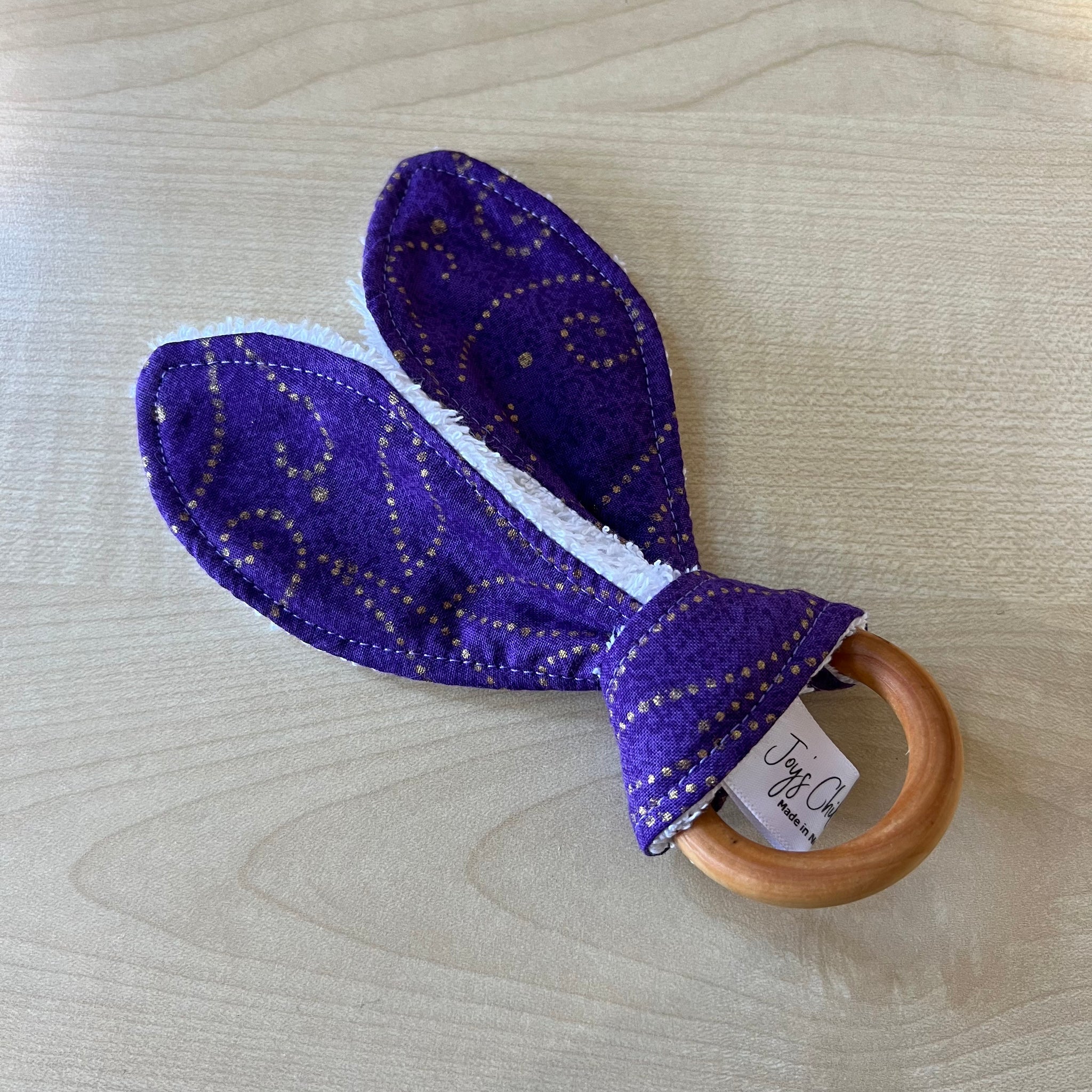 Teething Ring - Purple Gold