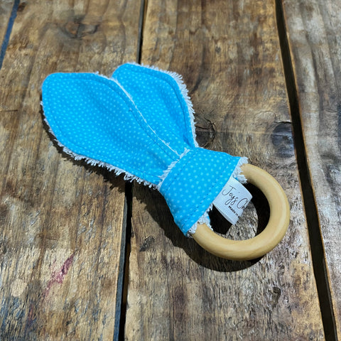 Teething Ring - Blue Spots